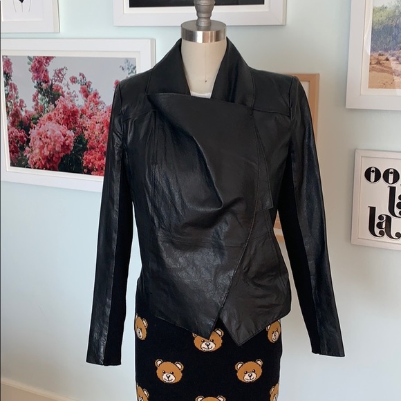 Y2K BCBG MaxAzria leather jacket - Picture 2 of 8